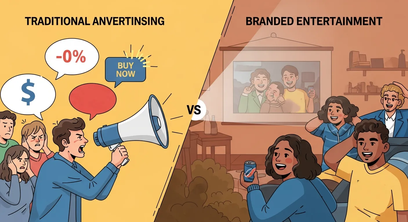Branded vs Traditional Advertising