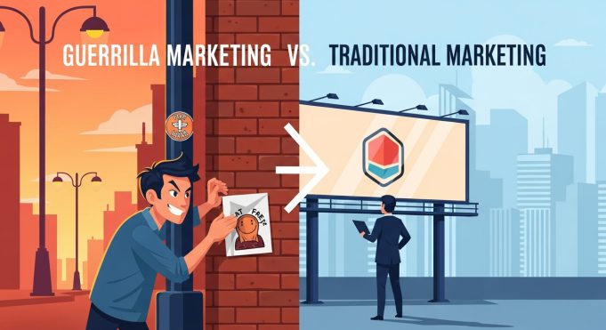 Guerrilla Marketing vs Traditional Marketing: Choosing the Right Approach for Growth Guerrilla vs Traditional Marketing