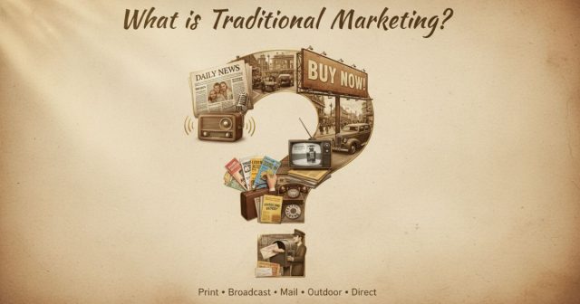 Traditional Marketing What is Traditional Marketing