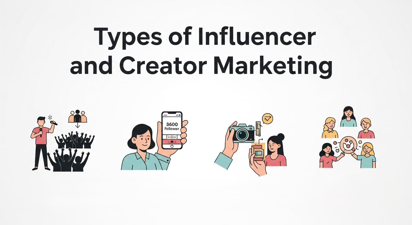 Types of Influencer and Creator Marketing
