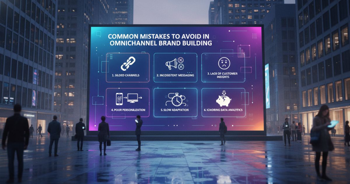 Common Mistakes to Avoid in Omnichannel Brand Building