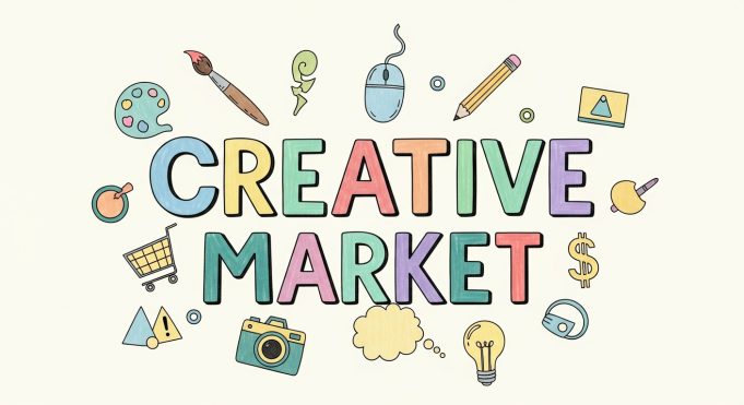 How to Learn Graphic Design Using Creative Market Assets