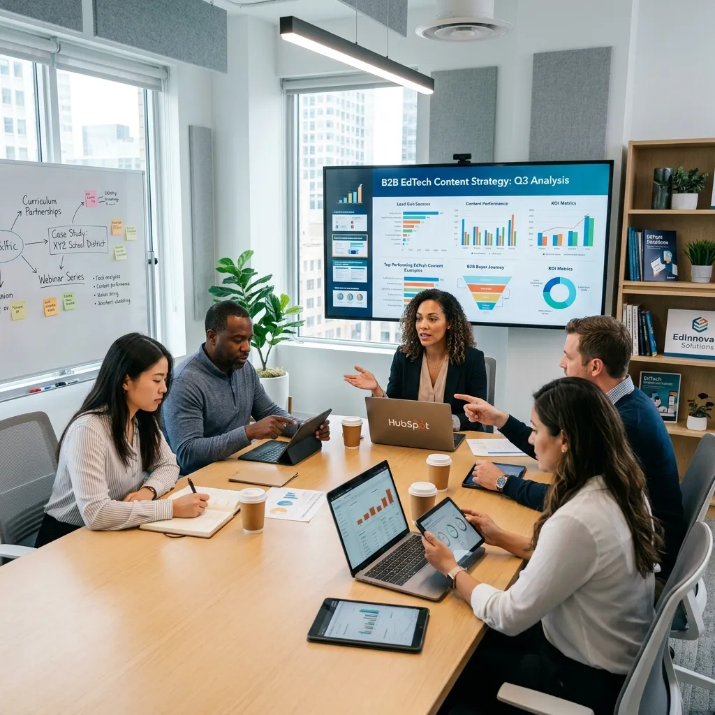 Analyzing Effective b2b content marketing examples in the EdTech Sector
