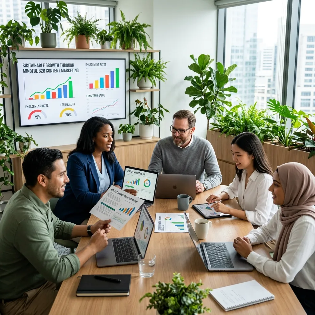 Sustainable Growth Through Mindful b2b content marketing examples