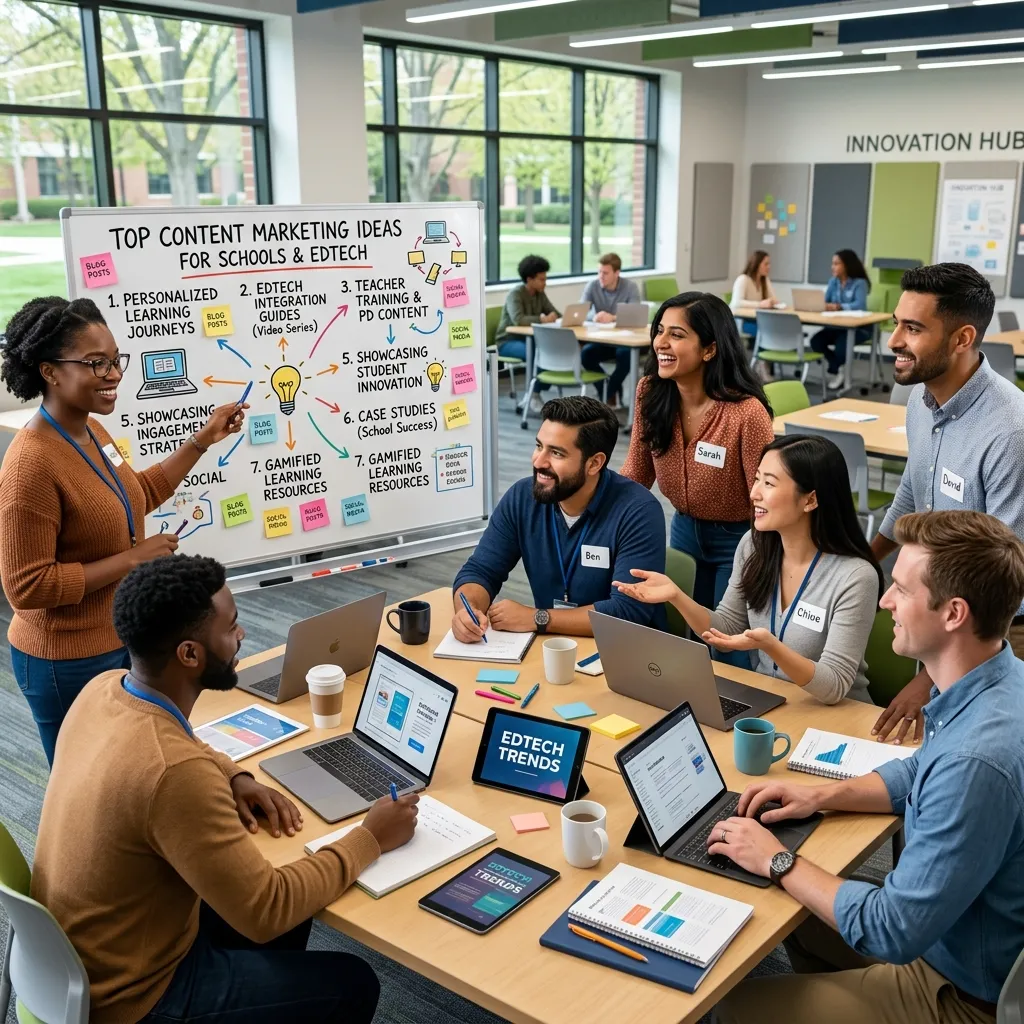 Top content marketing ideas for Schools and EdTech
