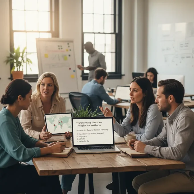 what are best practice geo for content marketing : Transforming Education Through Calm and Focus